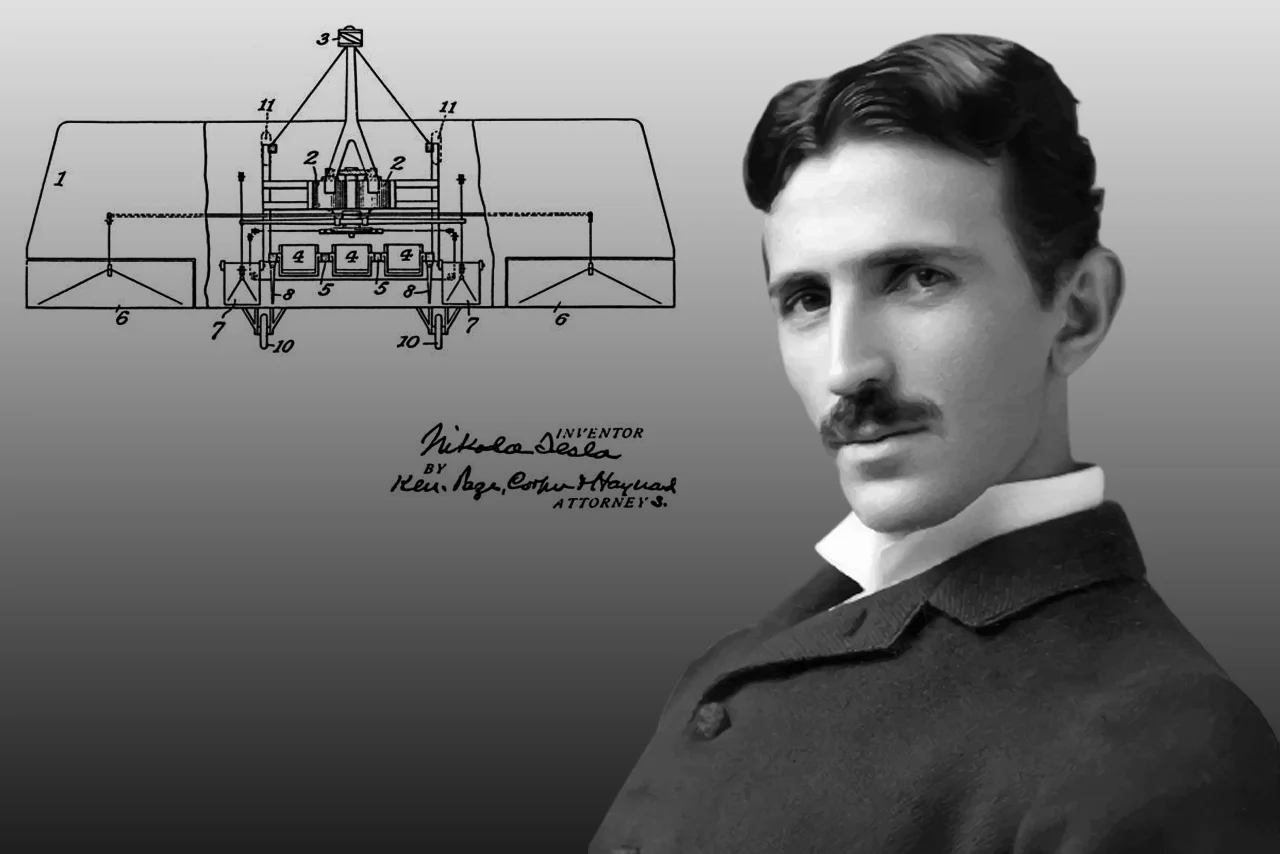 máquina voadora de Nikola Tesla 5