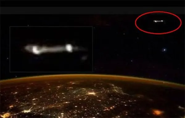 A NASA capturou um OVNI orbitando a Terra