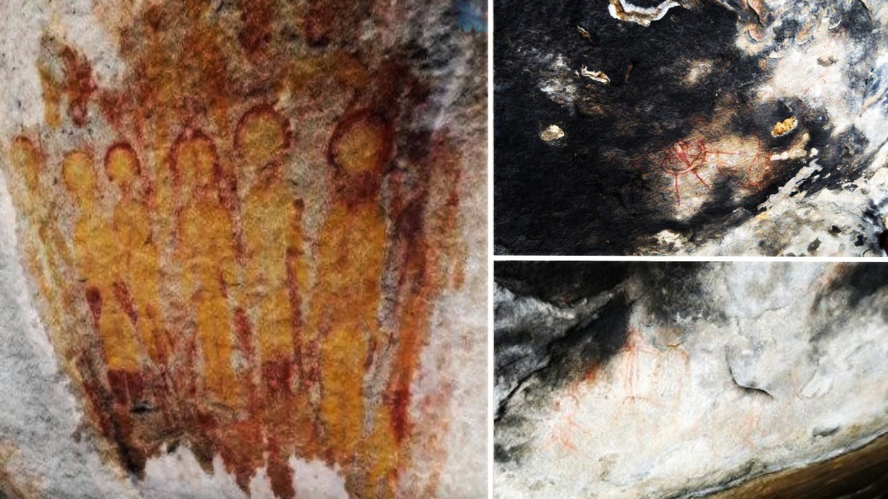 Pinturas de 10.000 anos com OVNIs e alienígenas encontradas na Índia