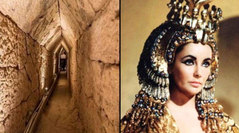 Túnel possivelmente levando ao túmulo de Cleópatra encontrado no Egito