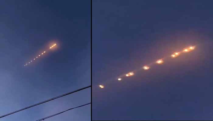 Fenômeno estranho observado no céu da China