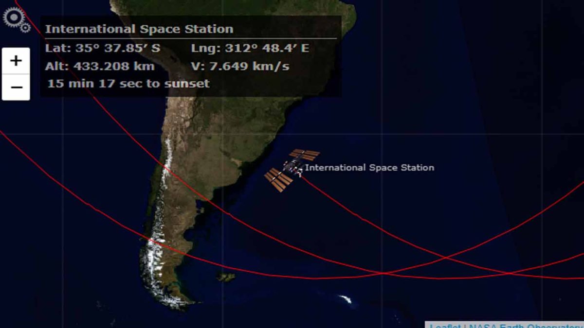 Localização Da ISS On-Line