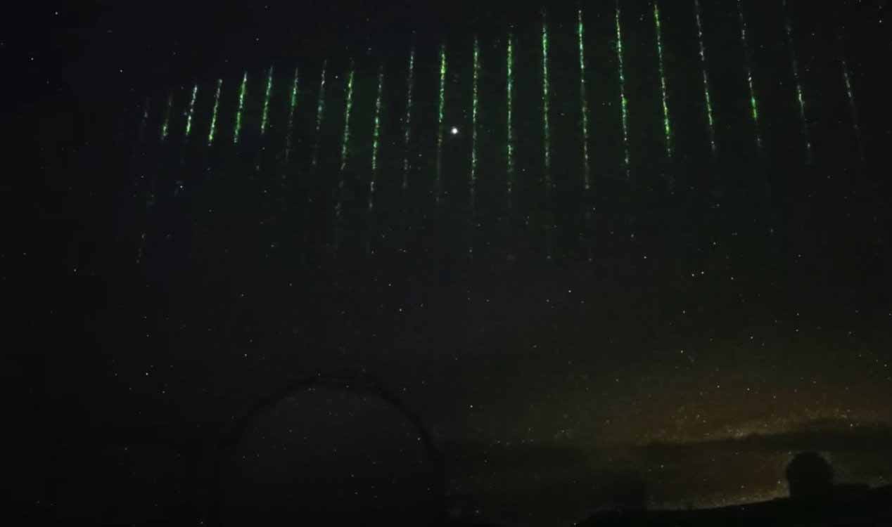 Mistério em torno dos estranhos lasers verdes sobre o Havaí resolvido