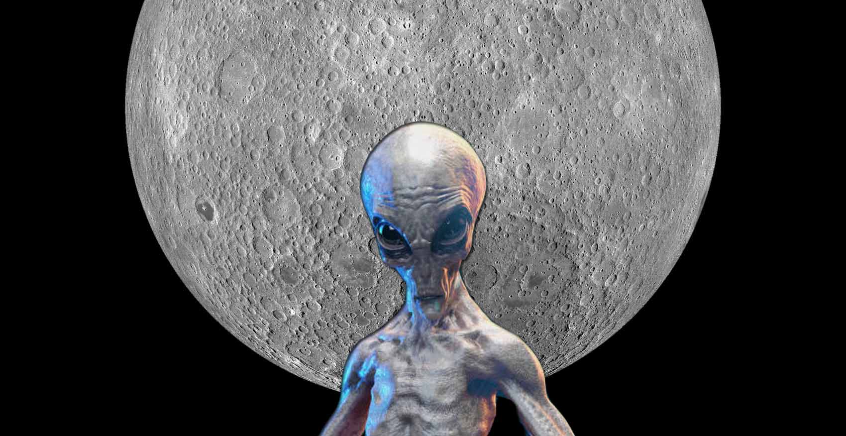 alienígenas no lado oculto da lua