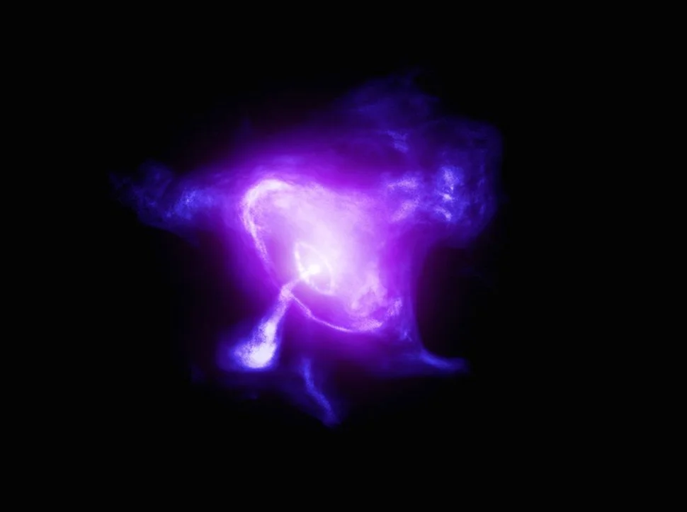 A incrível Nebulosa do Caranguejo capturada em nova imagem de raios-X