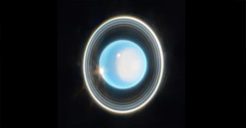 Imagem do James Webb revela características inéditas de Urano