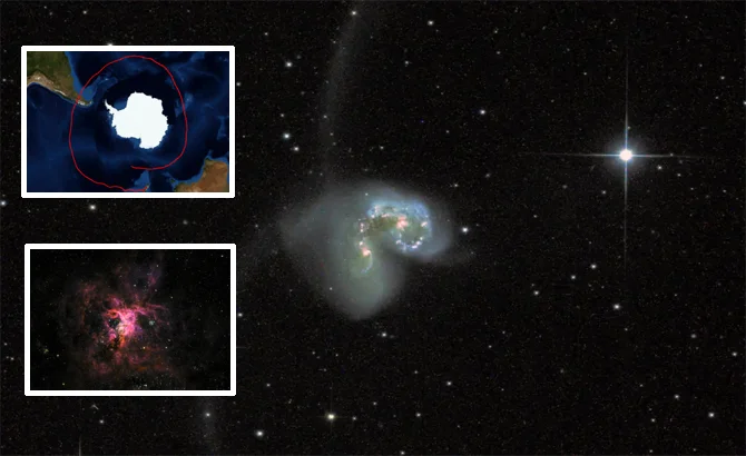 Super balão da NASA captura imagens impressionantes de galáxias distantes