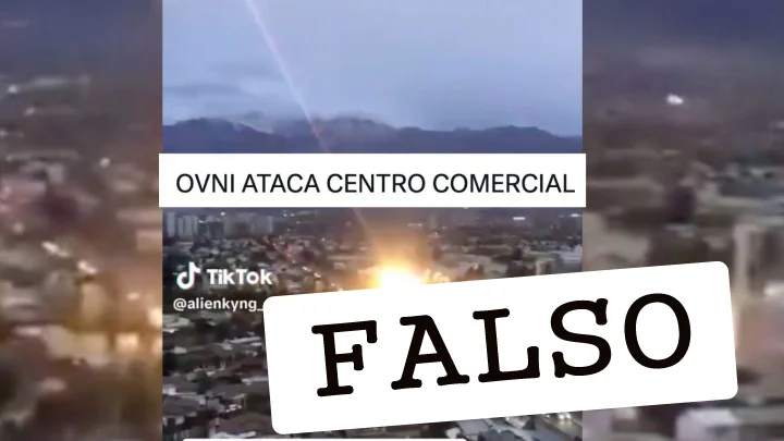 Laser lançado em Macul no Chile é falso