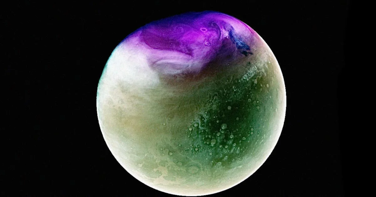 Marte brilha em lindas novas imagens UV