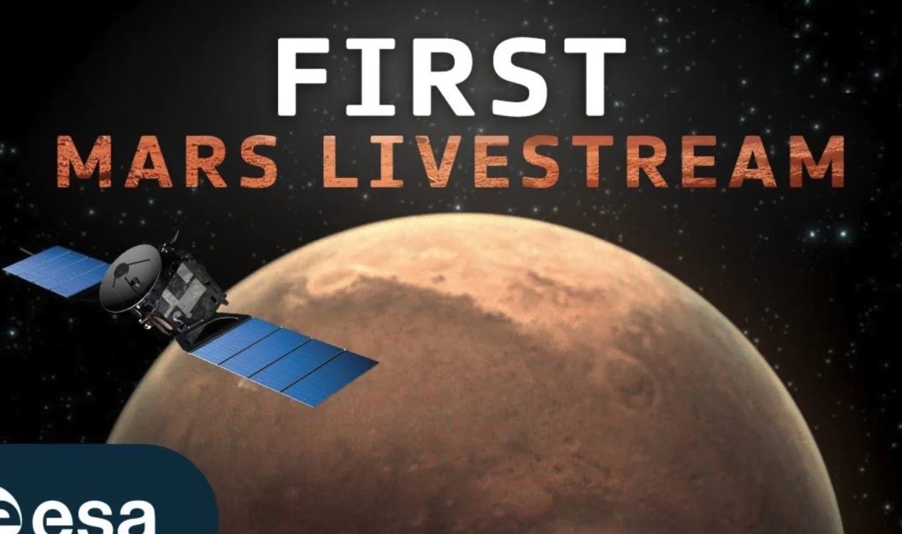 Transmissão ao vivo de Marte