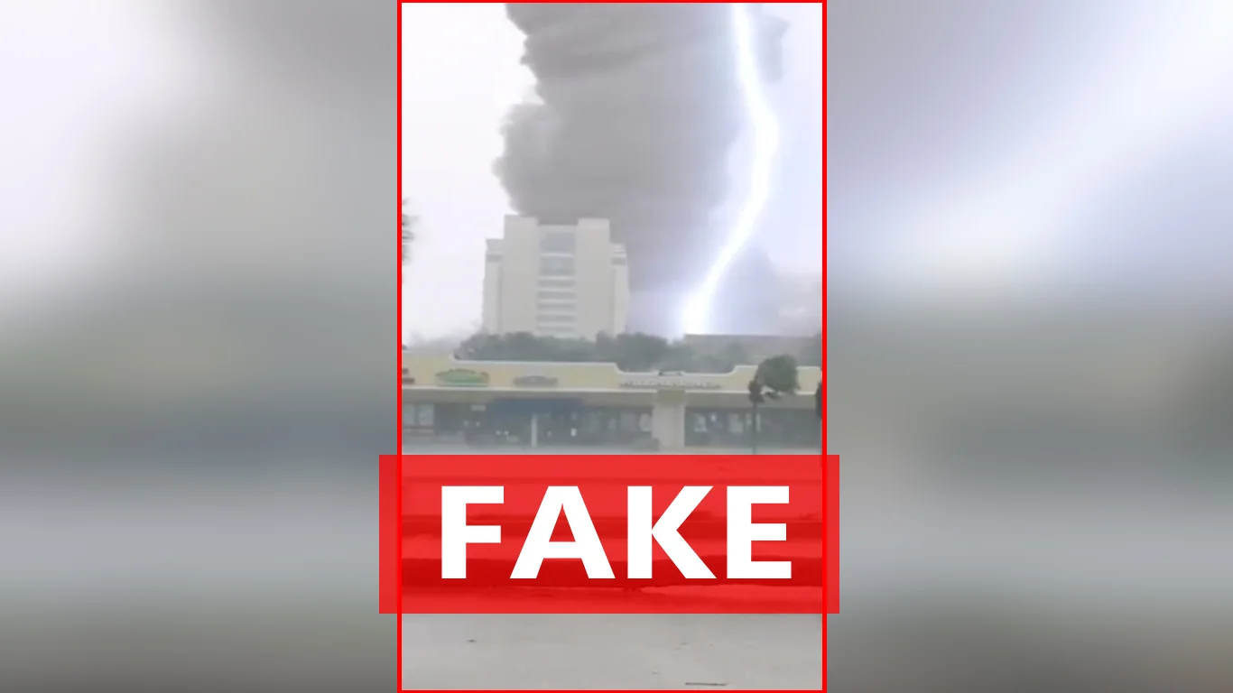 Vídeo viral de tornado nas Filipinas é falso