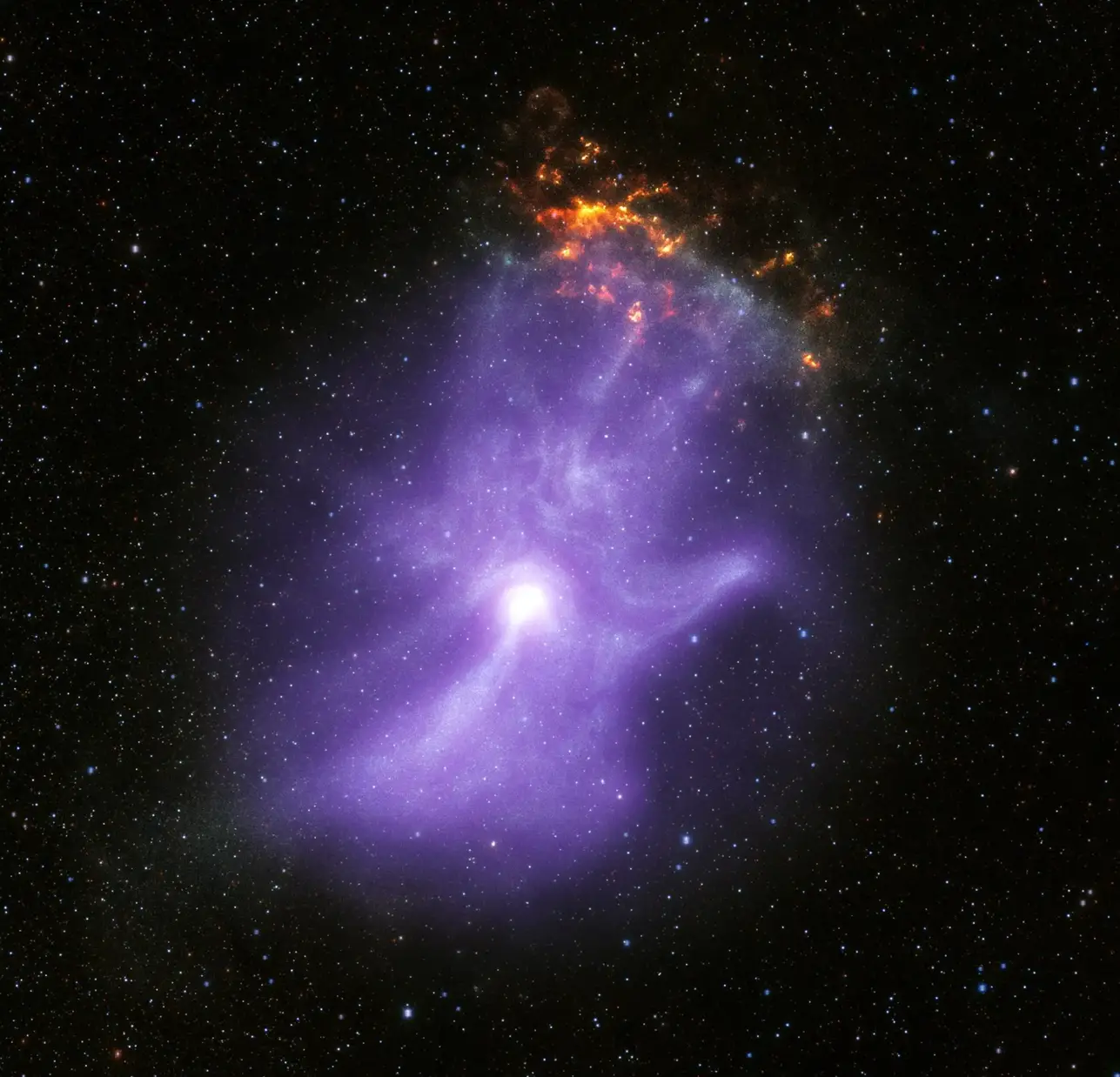 A misteriosa mão fantasma descoberta pelos telescópios de raios X da NASA