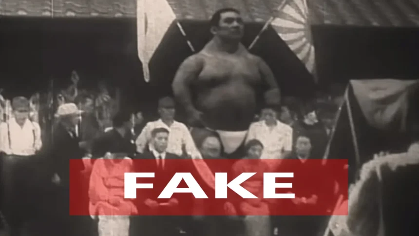 Vídeo viral de gigante no Japão é falso