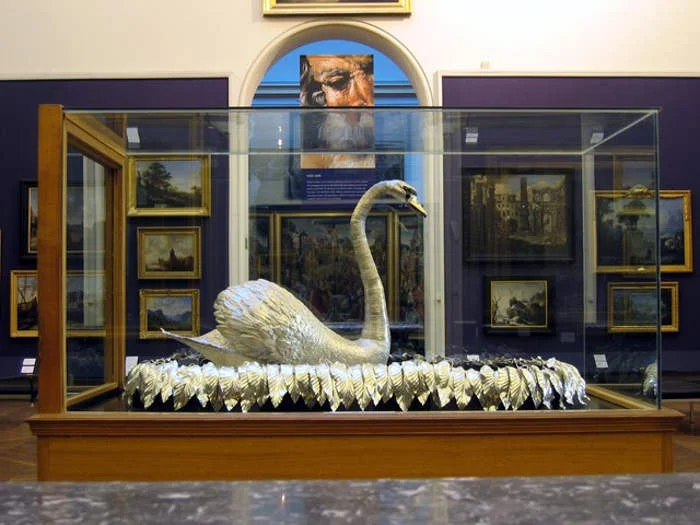 Autômato Cisne de Prata de 250 anos atrás