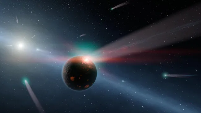 Cometas "saltitantes" podem levar vida a outros planetas
