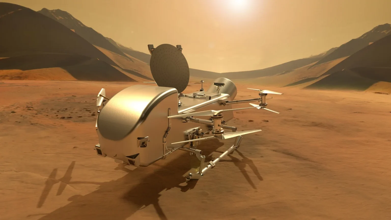 Desafios Orçamentários Adiam Missão Dragonfly da NASA a Titã