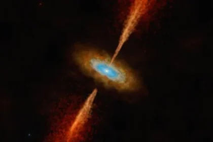 Disco de acreção visto pela 1ª vez em estrela fora da Via Láctea