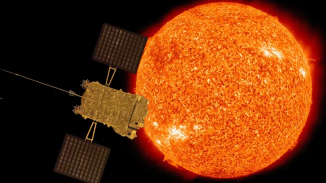 Sonda solar indiana detecta erupção solar de alta energia
