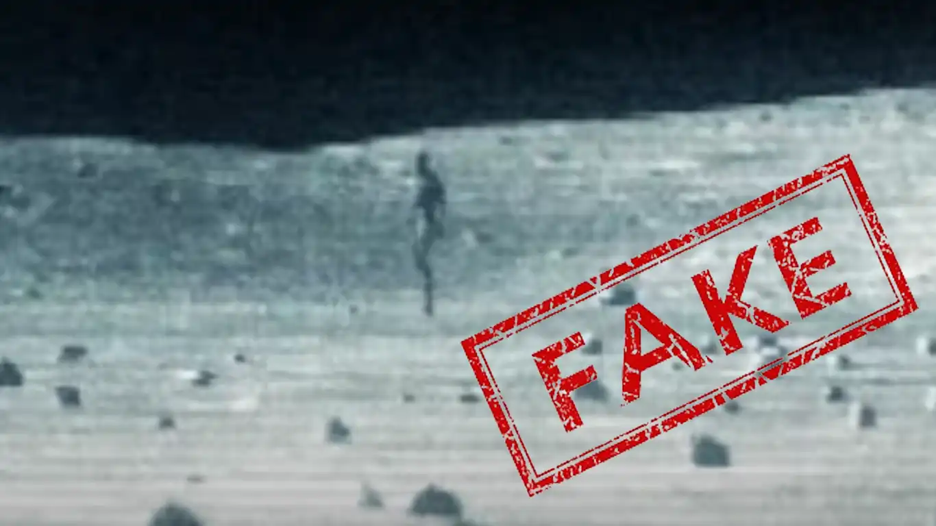 A verdade por trás do vídeo viral de um alienígena na Lua