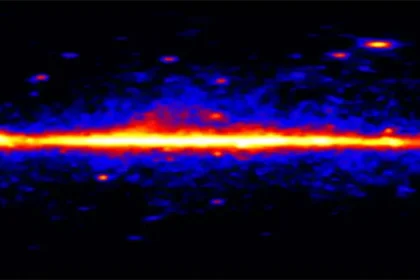 O céu em raios gama ao longo de 14 anos