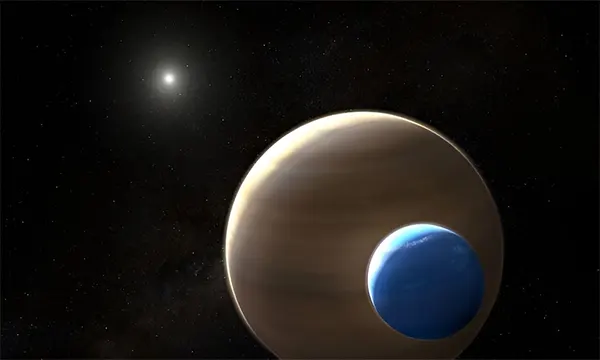 Planetas grandes não significam necessariamente luas grandes