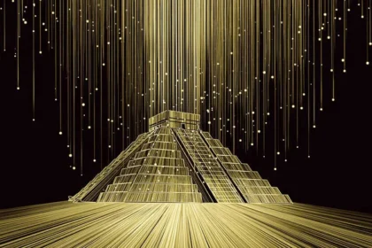Radiografia da pirâmide de Kukulcan