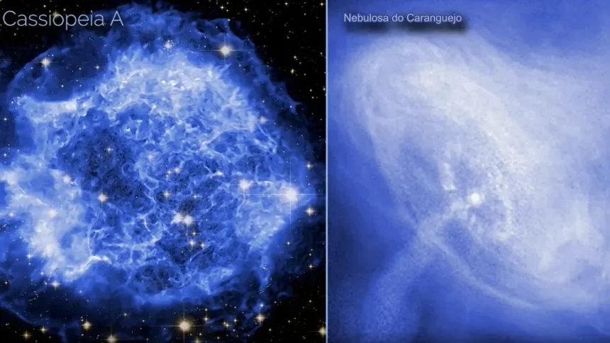 NASA divulga lapsos de tempo de supernovas