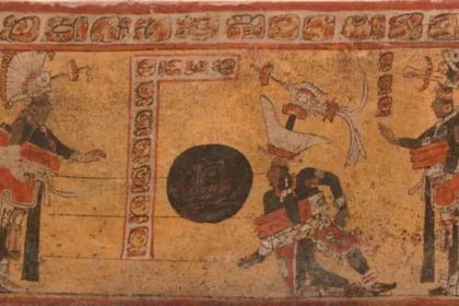 Os antigos maias abençoavam suas quadras de jogo de bola