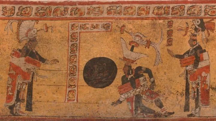 Os antigos maias abençoavam suas quadras de jogo de bola
